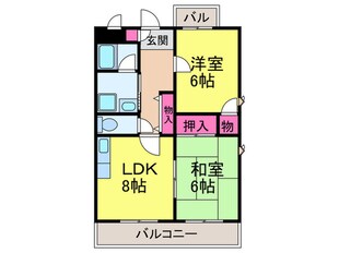 アイデイリック白鷺の物件間取画像